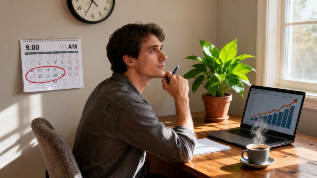 Choisir le bon moment pour créer son entreprise sans aucun texte