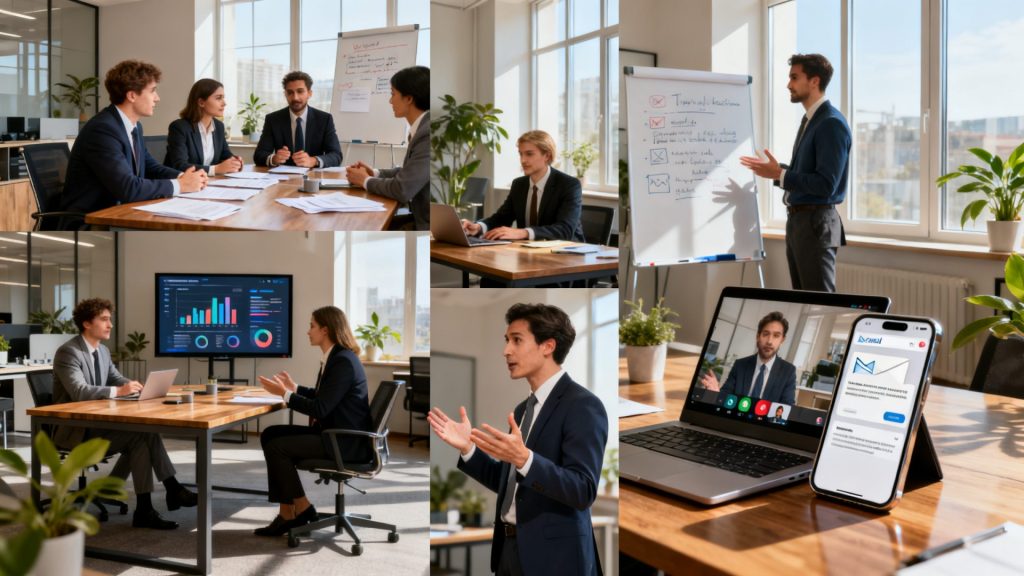 Les 5 formes de communication en entreprise et leurs usages sans aucun texte
