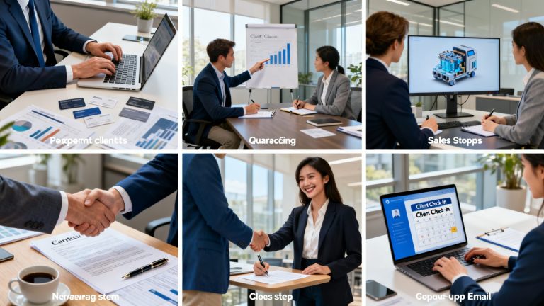 Les 6 étapes essentielles pour réussir une vente B2B