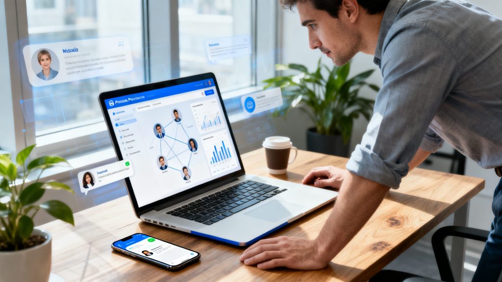 Réseau social professionnel : usages, bénéfices et précautions sans aucun texte
