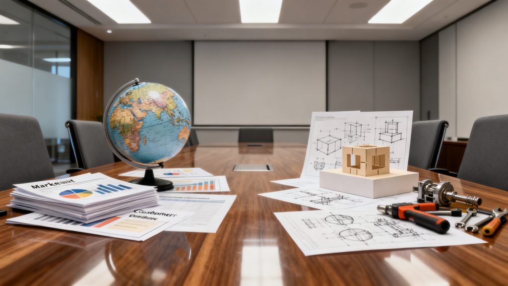 Stratégie de développement pour PME : choisir marché ou produit sans aucun texte