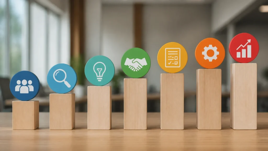 Cycle de vente en 7 étapes : guide complet pour structurer la vente B2B