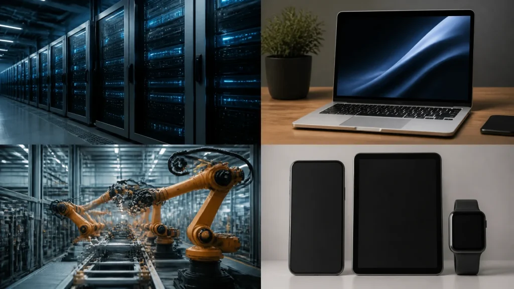 Quels sont les 4 principaux types de systèmes d'exploitation ?
